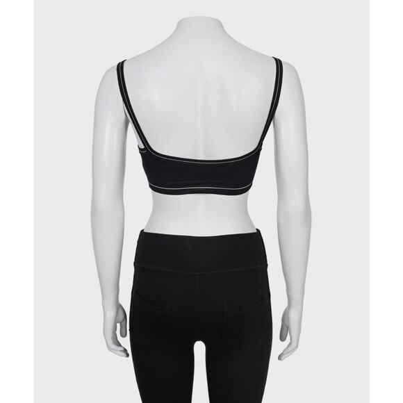 Khaite Carmelo Logo Band Ribbed Bralette - Size XS - Picture 3 of 4